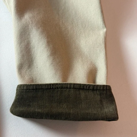 L.L.Bean Women’s Petite Small Canvas Chore Jacket Tan Barn Coat Cotton Utility - Picture 11 of 12